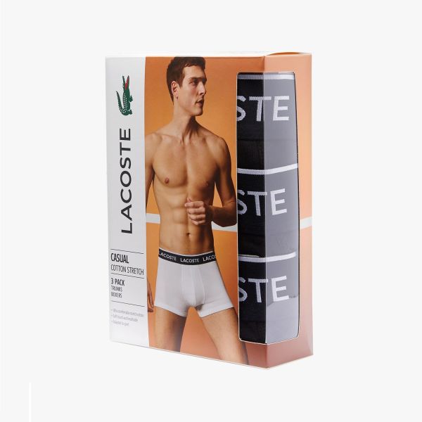 Lacoste 3-Pack Boxer Zwart