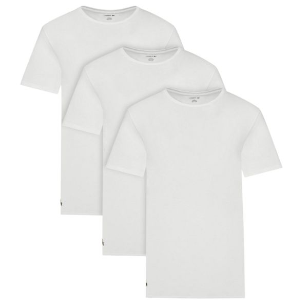 Lacoste 3-Pack Lounge T-shirt Wit