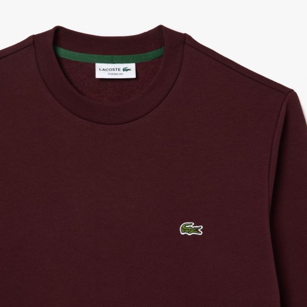 Lacoste Crewneck Sweater Bordeaux