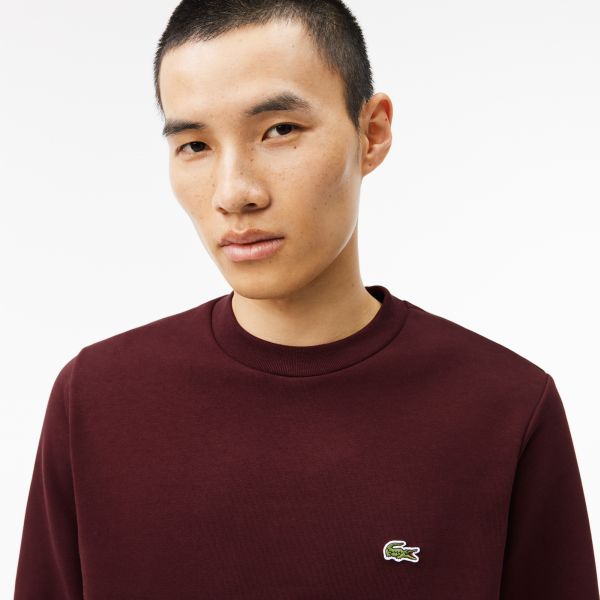 Lacoste Crewneck Sweater Bordeaux