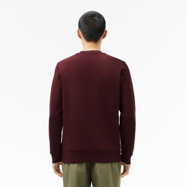 Lacoste Crewneck Sweater Bordeaux