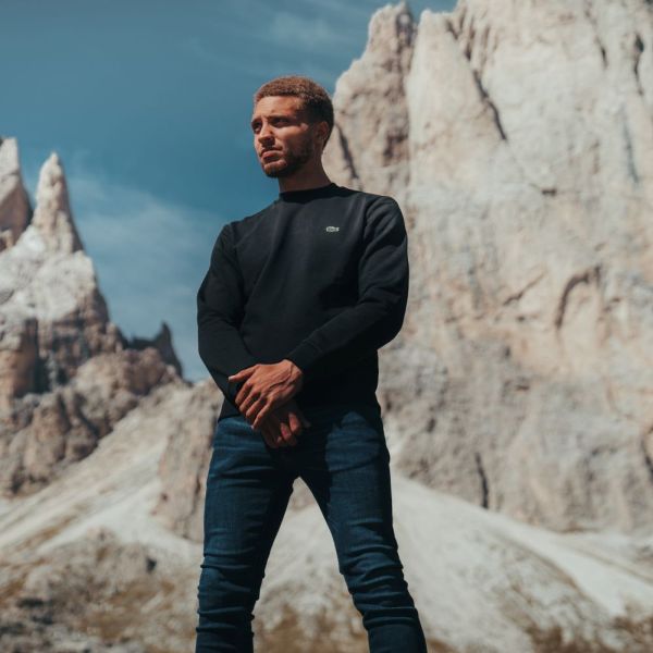 Lacoste Crewneck Sweater Zwart