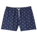 Lacoste Crocodile Print Zwembroek Navy