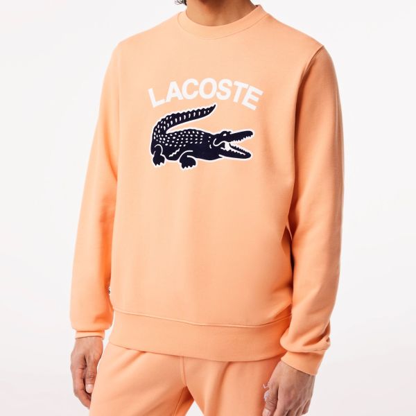 Lacoste Crocodile Sweater Oranje