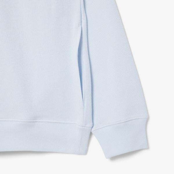 Lacoste Half Zip Sweater Licht Blauw