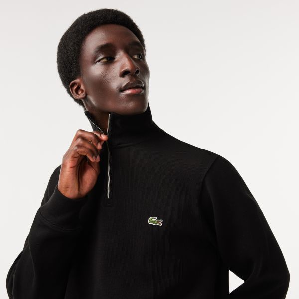 Lacoste Half Zip Sweater Zwart