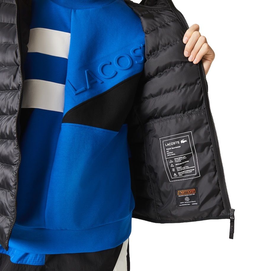 lacoste jas zwart
