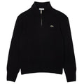 Lacoste Knitted Half Zip Sweater Zwart