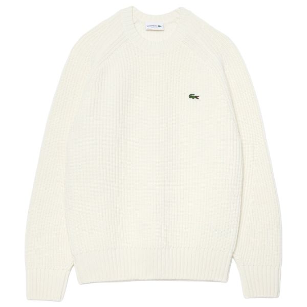 Lacoste Knitted Sweater Off White
