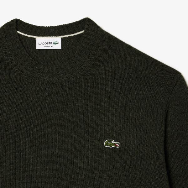 Lacoste Knitted Sweater Donker Groen