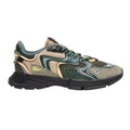 Lacoste L003 Sneaker Donker Groen/Beige