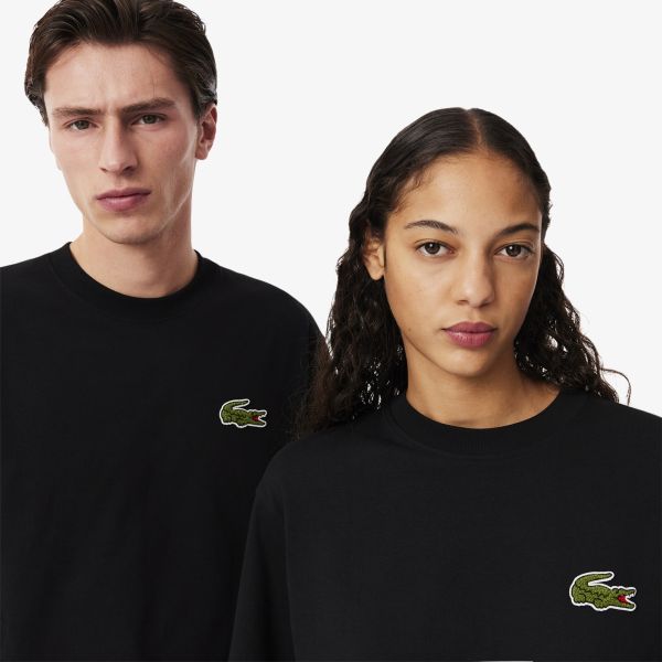 Lacoste Loose Fit T-shirt Zwart