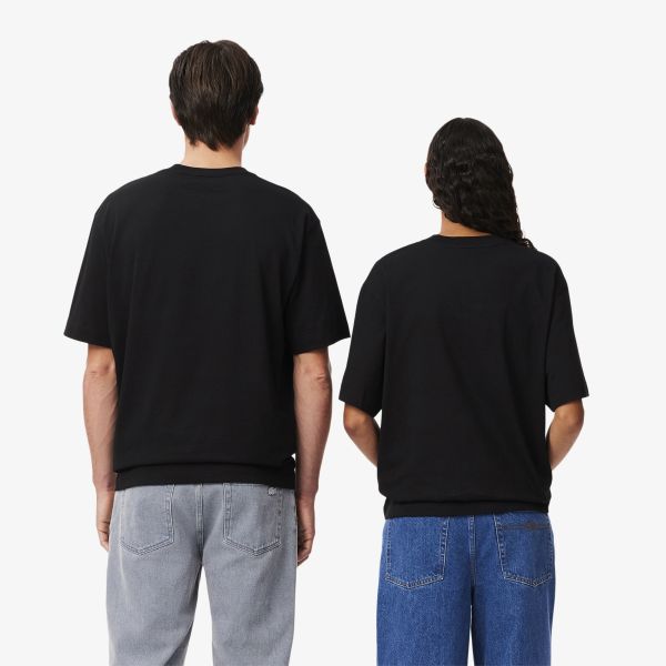 Lacoste Loose Fit T-shirt Zwart