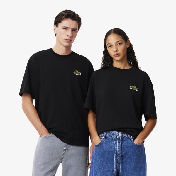 Lacoste Loose Fit T-shirt Zwart