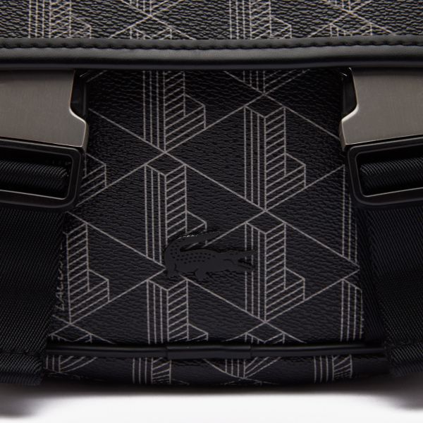 Lacoste Blend Messenger Bag Zwart