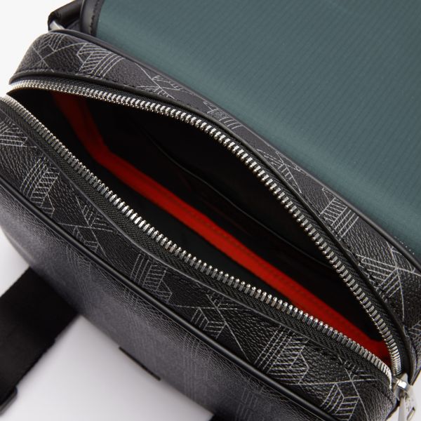 Lacoste Blend Messenger Bag Zwart