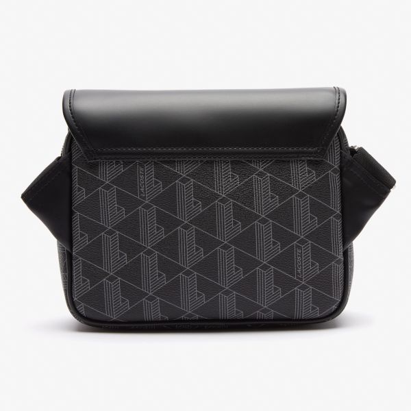 Lacoste Blend Messenger Bag Zwart