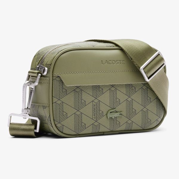 Lacoste Monogram Reporter Bag Donker Groen