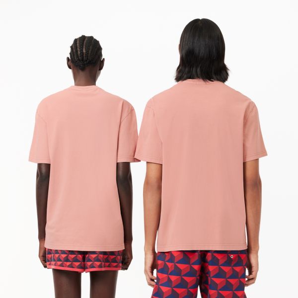 Lacoste Natural Dyed T-shirt Roze