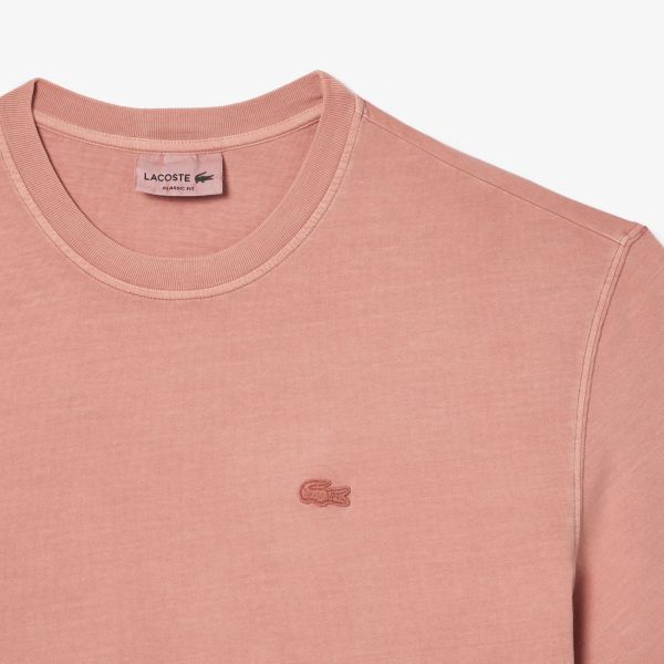 Lacoste Natural Dyed T-shirt Roze