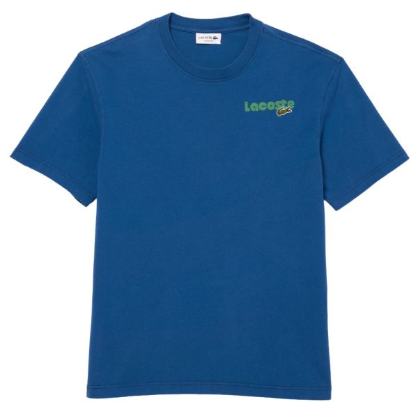 Lacoste Ombré Back T-shirt Blauw
