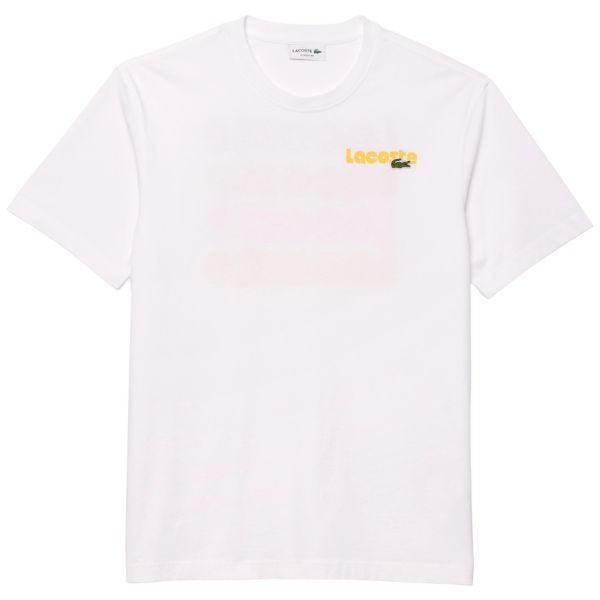 Lacoste Ombré Back T-shirt Wit