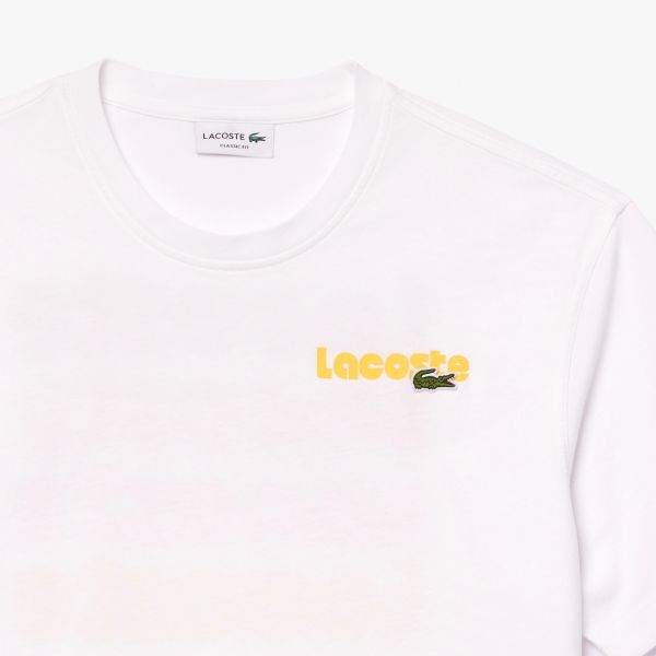 Lacoste Ombré Back T-shirt Wit