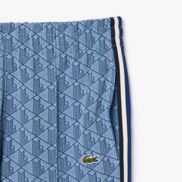 Lacoste Paris Jacquard Monogram Trainingsbroek Blauw