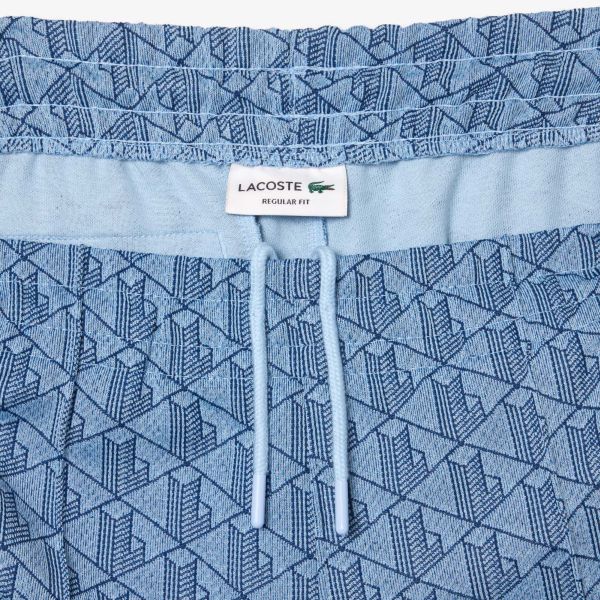 Lacoste Paris Jacquard Monogram Trainingsbroek Blauw