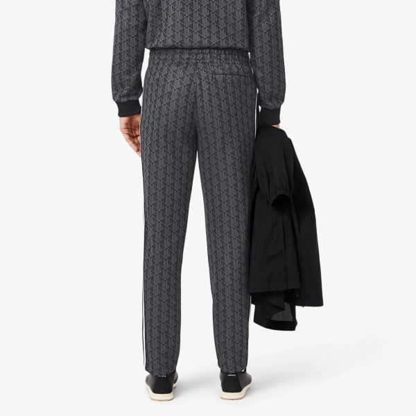 Lacoste Paris Jacquard Monogram Trainingsbroek Zwart