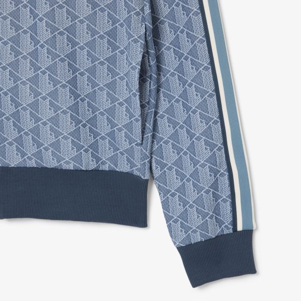 Lacoste Paris Jacquard Monogram Vest Blauw