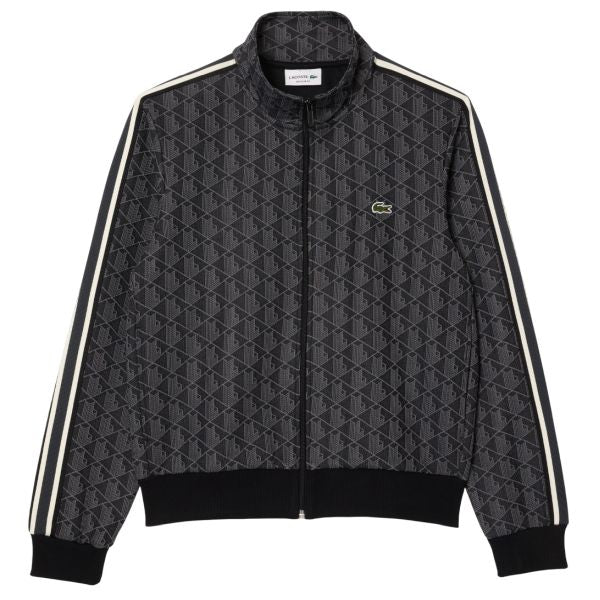 Lacoste Paris Jacquard Monogram Vest Zwart