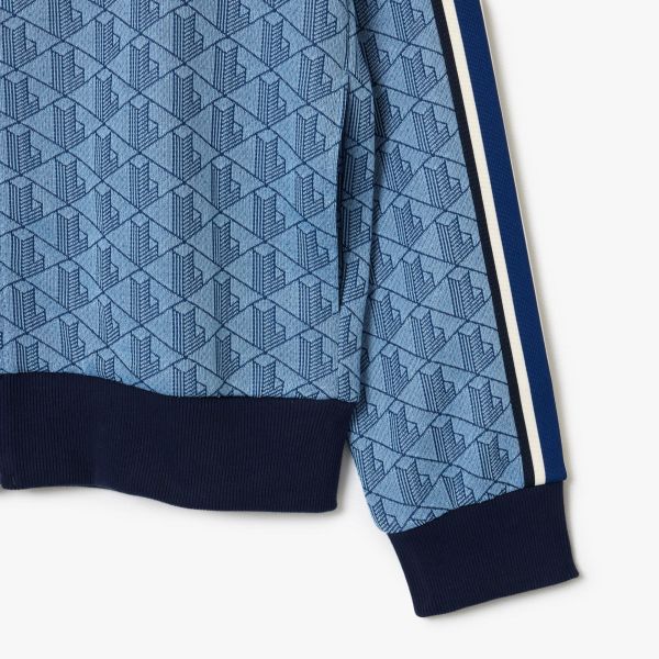 Lacoste Paris Jacquard Monogram Vest Blauw