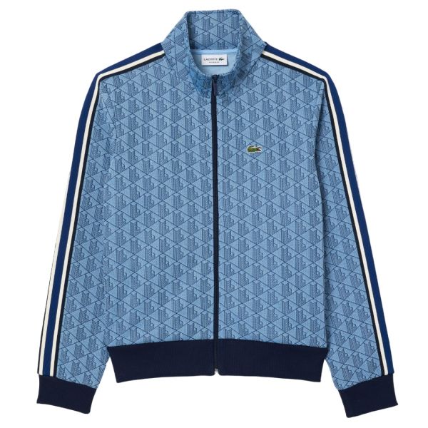 Lacoste Paris Jacquard Monogram Vest Blauw