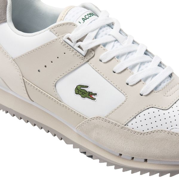 lacoste partner piste sneaker off white