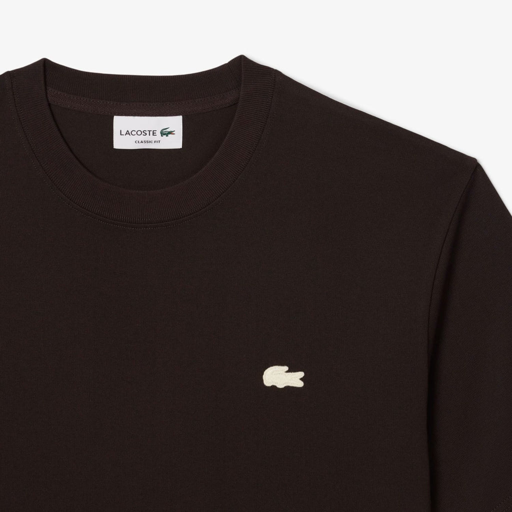 Lacoste Printed Heavy Cotton T-shirt Bruin