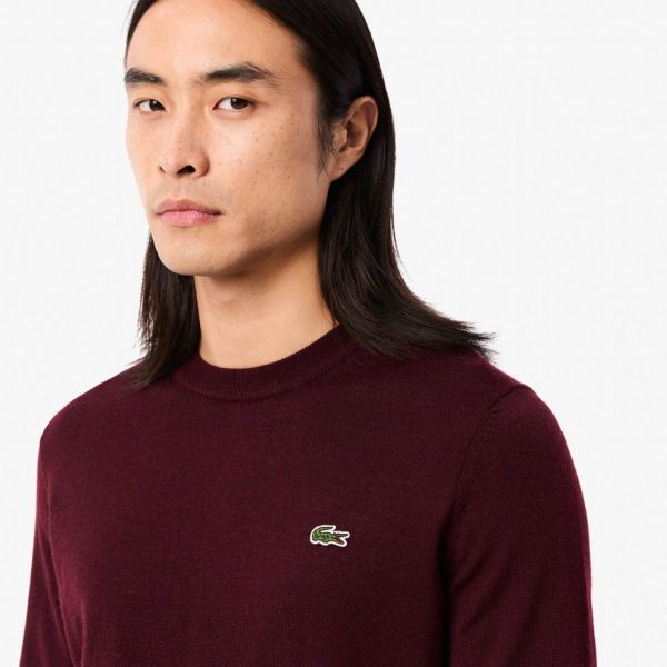 Lacoste Pullover Sweater Bordeaux