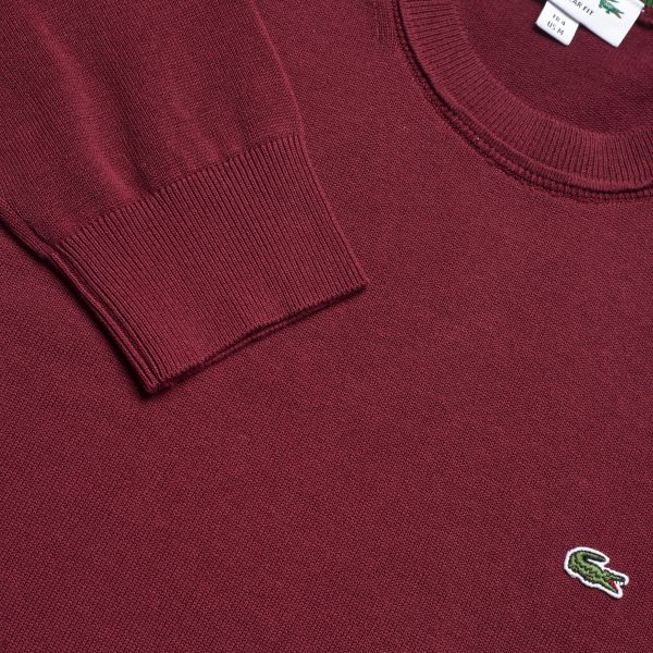 Lacoste Pullover Sweater Bordeaux