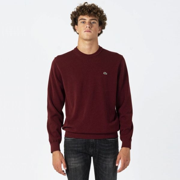Lacoste Pullover Sweater Bordeaux