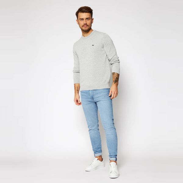 Lacoste Pullover Sweater Grijs
