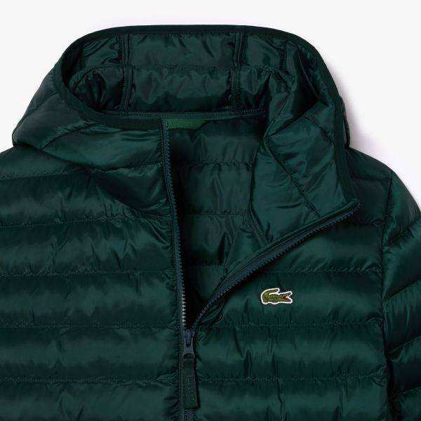 Lacoste Quilted Jas Groen