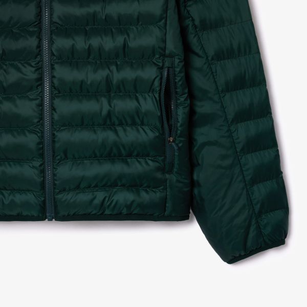 Lacoste Quilted Jas Groen