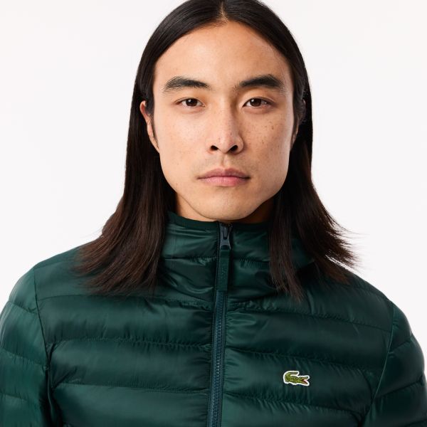 Lacoste Quilted Jas Groen