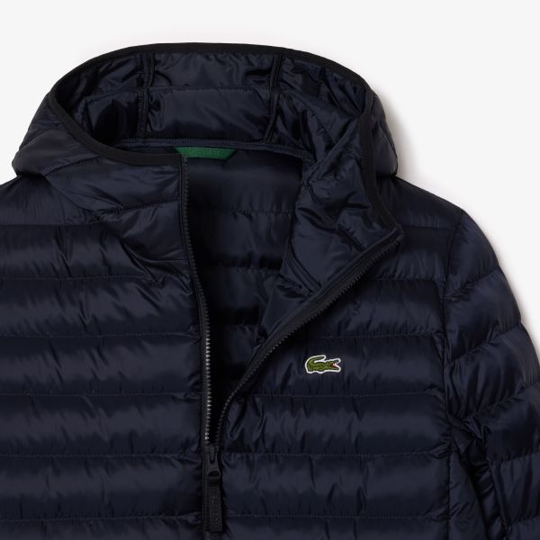 Lacoste Quilted Jas Navy