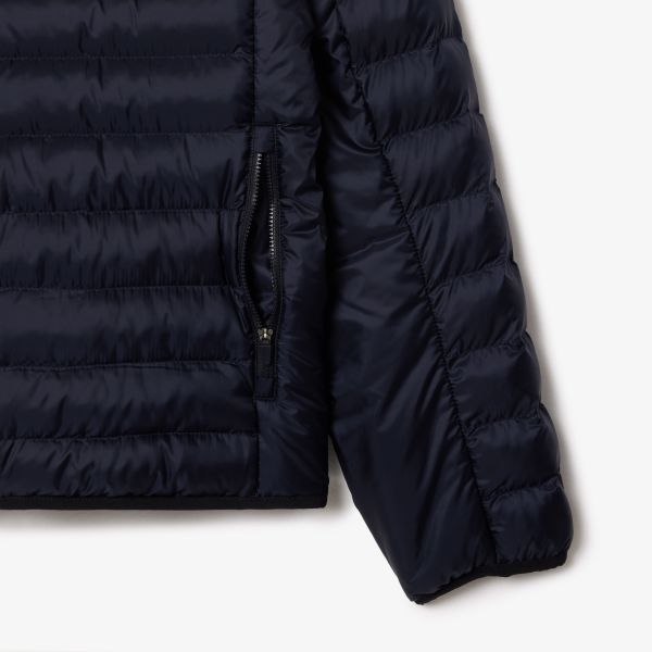 Lacoste Quilted Jas Navy