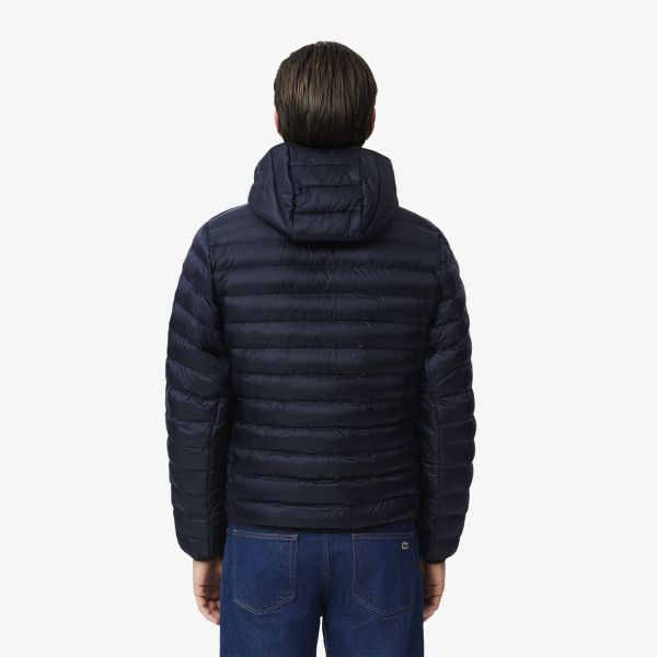 Lacoste Quilted Jas Navy