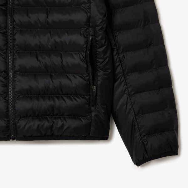 Lacoste Quilted Jas Zwart