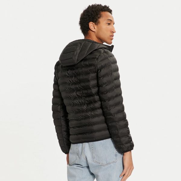 Lacoste Quilted Jas Zwart
