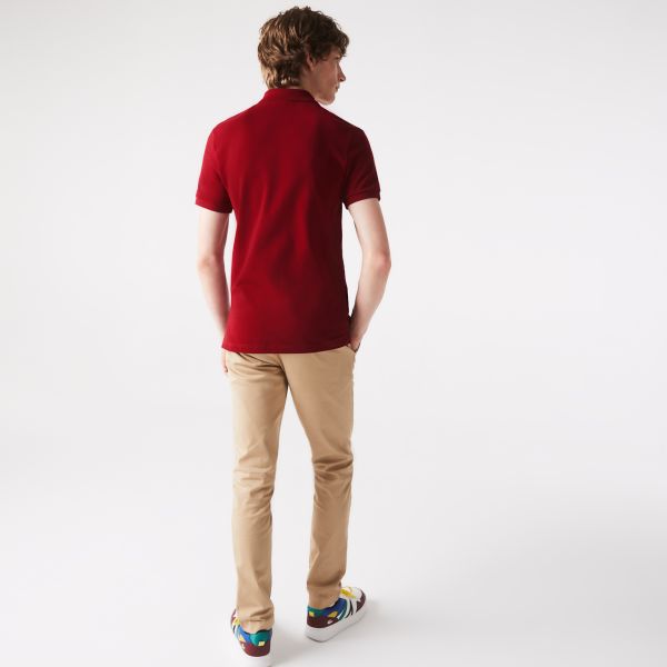 Lacoste Slim Fit Polo Bordeaux