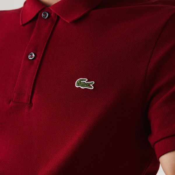 Lacoste Slim Fit Polo Bordeaux